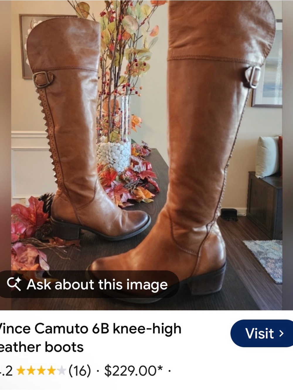 Vince Camuto "Bollo" Tall Over-the-Knee size 8.5
